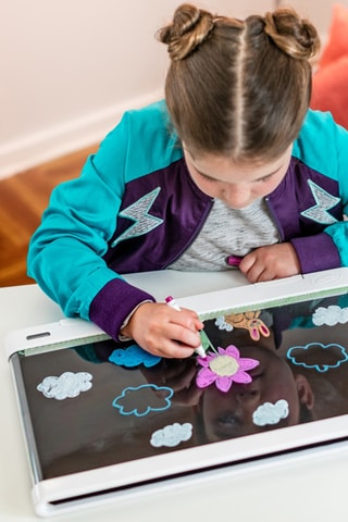 Tableau noir LED à colorier Dès 6 ans