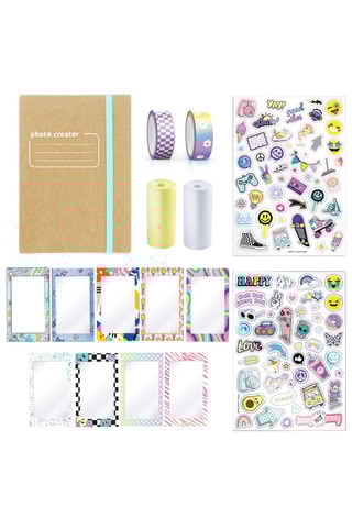 Coffret album photo à décorer - 26 pièces - Dès 8 ans