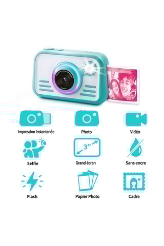 Kit appareil photo instantané - 10 accessoires - Dès 8 ans