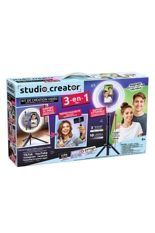 Kit création vidéo 3 en 1 avec anneau - 6 pièces - Dès 8 ans