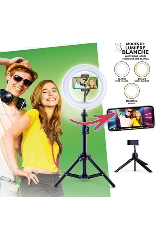 Kit création vidéo 3 en 1 avec anneau - 6 pièces - Dès 8 ans