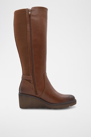 Wedge Laarzen - Bruin