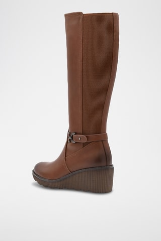 Wedge Laarzen - Bruin