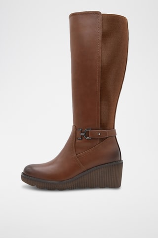 Wedge Laarzen - Bruin