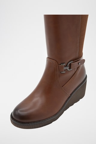 Wedge Laarzen - Bruin