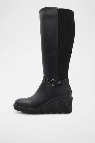 Laarzen met Sleehak - Zwart