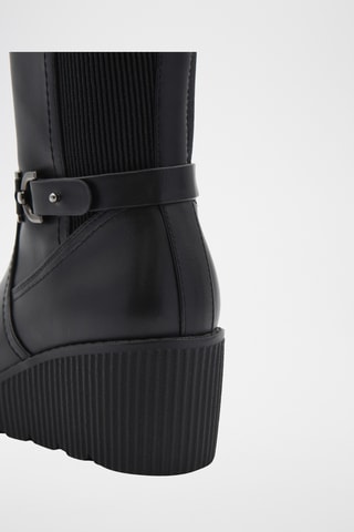 Laarzen met Sleehak - Zwart