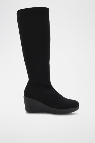 Laarzen met Sleehak - Zwart