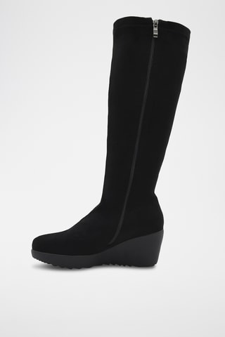 Laarzen met Sleehak - Zwart