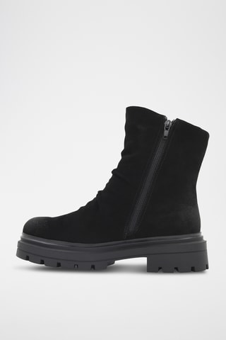 Nubuck Enkellaarzen - Zwart