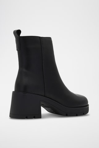 Bottines en cuir - Noir