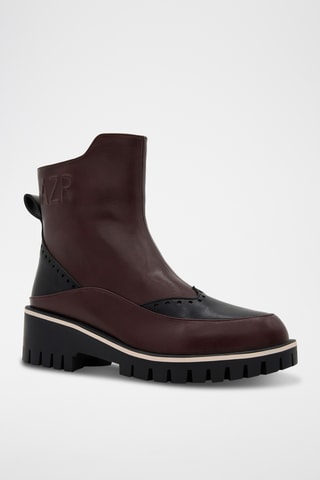 Enkellaarzen - Bordeauxrood