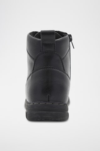 Leren Enkellaarzen - Zwart