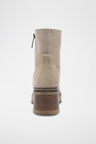 Bottines en nubuck - Beige
