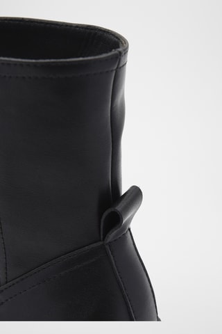 Bottines en cuir - Noir