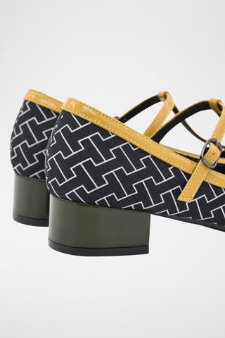 Saloméschoenen met Hak - Donkergroen