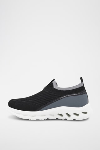 Slip-ons - Zwart en grijs