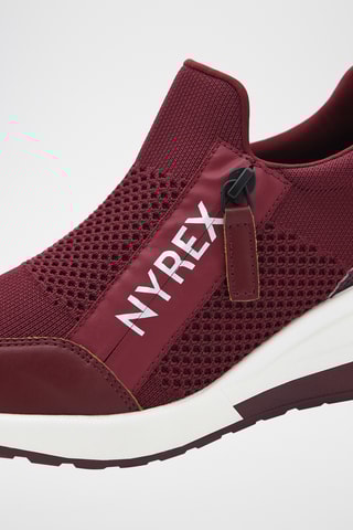Wedge Sneakers - Bordeauxrood