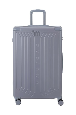 Valise grand volume Mad L - Argenté - 75 cm - Murano