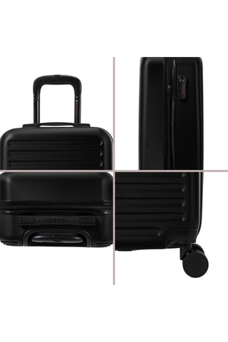 Set de 3 valises (S/M/L) - Noir - 55/65/75 cm - Rafale