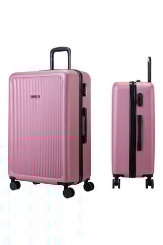 Set de 3 valises (S/M/L) - Vieux rose - 55/65/75 cm - Rafale