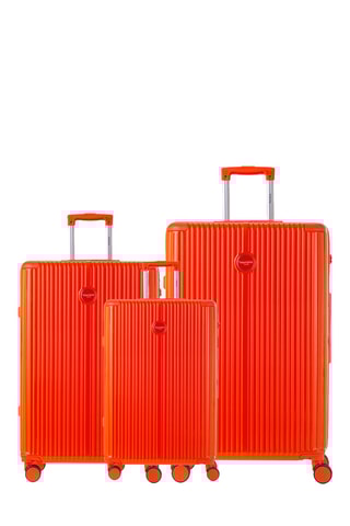 Set de 3 valises - Orange - 55/65/75 cm - Murano