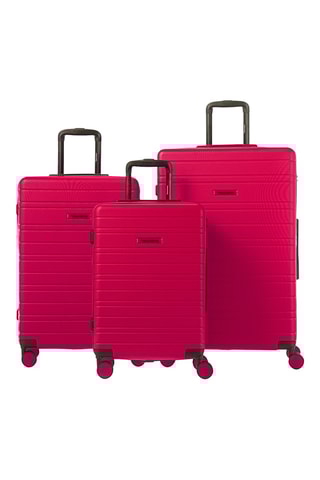 Set de 3 valises - Fuchsia - 55/65/75 cm - Murano