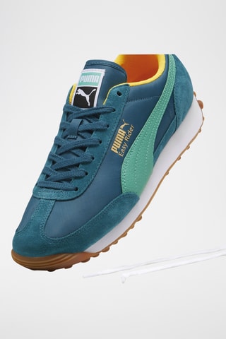 Baskets en cuir Easy Rider  - Vert et bleu canard