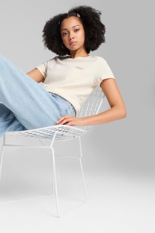 T-shirt ESS Elevated   - Beige