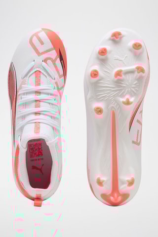 Chaussures de football Ultra 5 Jr  - Blanc et rouge