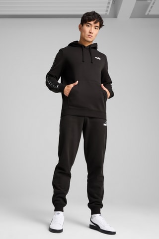 Sweat à capuche Ess Tape  - Noir