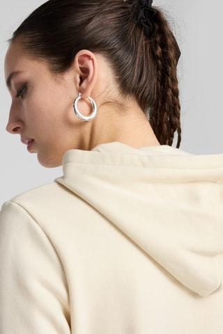 Sweat à capuche ESS  - Écru