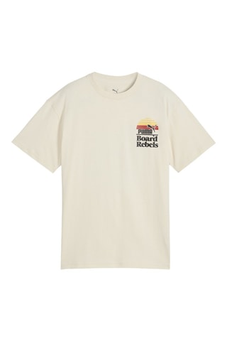 T-shirt regular MID90S Graphic  - Beige