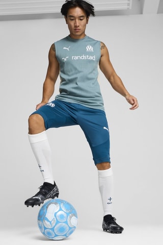 Débardeur de basketball Olympique de Marseille  clair - Bleu