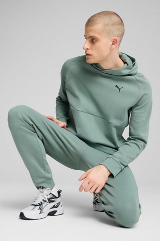 Sweat capuche Pumatech  - Noir et vert