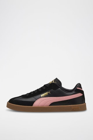 Baskets en cuir Puma Club Ii Era  - Noir et rose