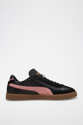 Baskets en cuir Puma Club Ii Era  - Noir et rose