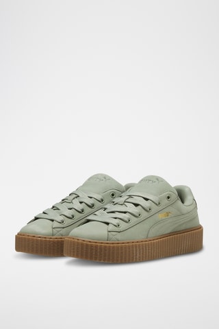 Baskets plateformes Creeper  - Vert