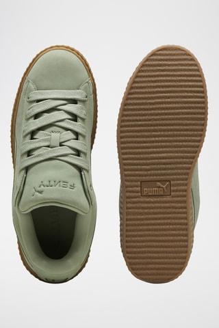 Baskets plateformes Creeper  - Vert