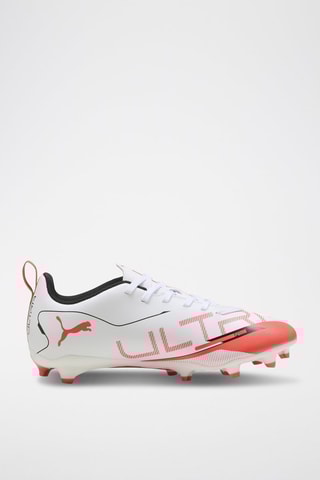 Chaussures de football Ultra 5 Play Jr  - Blanc et orange