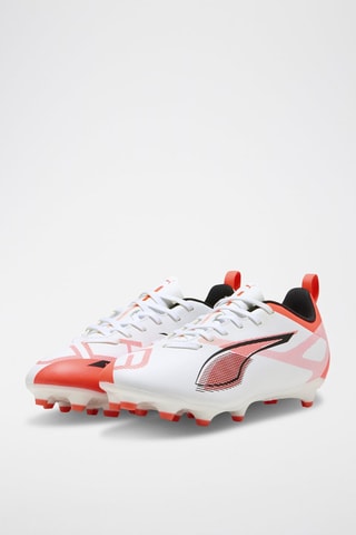 Chaussures de football Ultra 5 Play Jr  - Blanc et orange