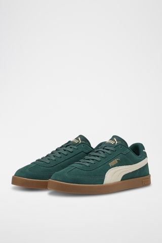 Baskets en nubuck Club II Era  - Vert et écru