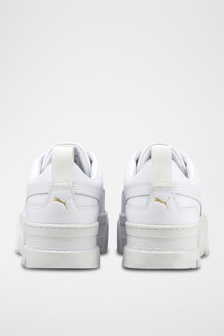 Baskets plateformes en cuir Mayze Classic  - Blanc