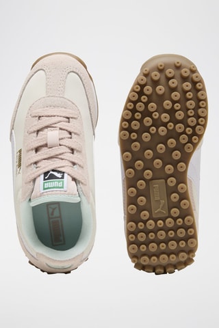 Baskets en cuir Easy Rider Kids PS  - Écru et violet