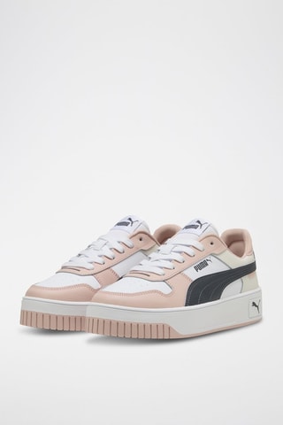 Baskets en cuir Carina Street  - Blanc et noir