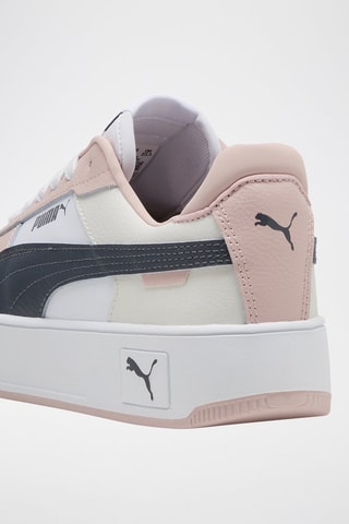 Baskets en cuir Carina Street  - Blanc et noir