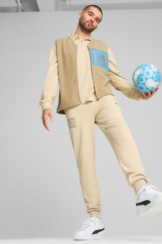Veste sans manches Olympique de Marseille - Beige