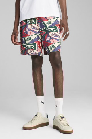 Short relaxed Legacy AOP  - Rouge et bleu