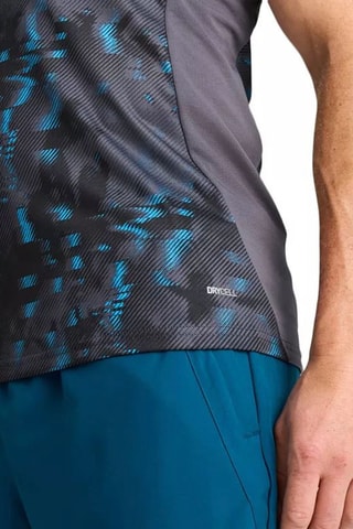 Maillot de football prématch Olympique de Marseille  - Bleu et gris