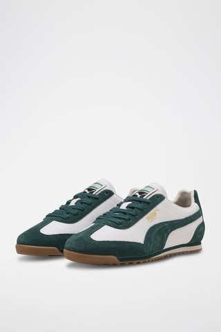 Baskets en cuir Arizona Retro   - Blanc et vert